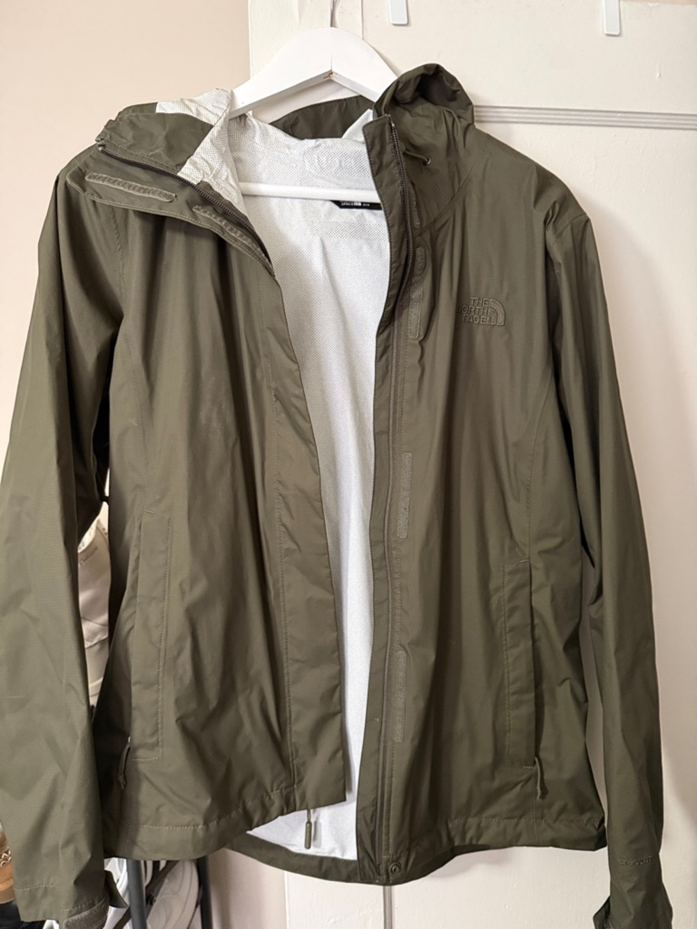 The North Face women’s Olive Rain Jacket with Hood